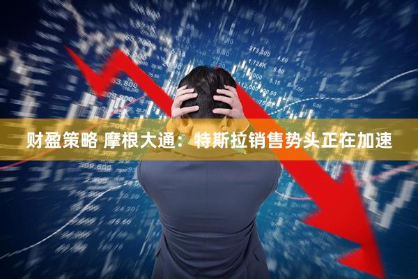 财盈策略 摩根大通：特斯拉销售势头正在加速