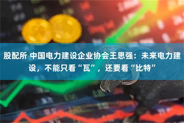 股配所 中国电力建设企业协会王思强：未来电力建设，不能只看“瓦”，还要看“比特”