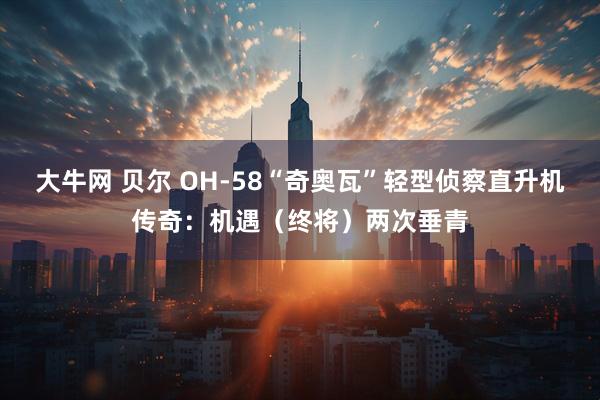 大牛网 贝尔 OH-58“奇奥瓦”轻型侦察直升机传奇：机遇（终将）两次垂青
